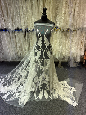 Ivory Embroidery Lace - EB5035