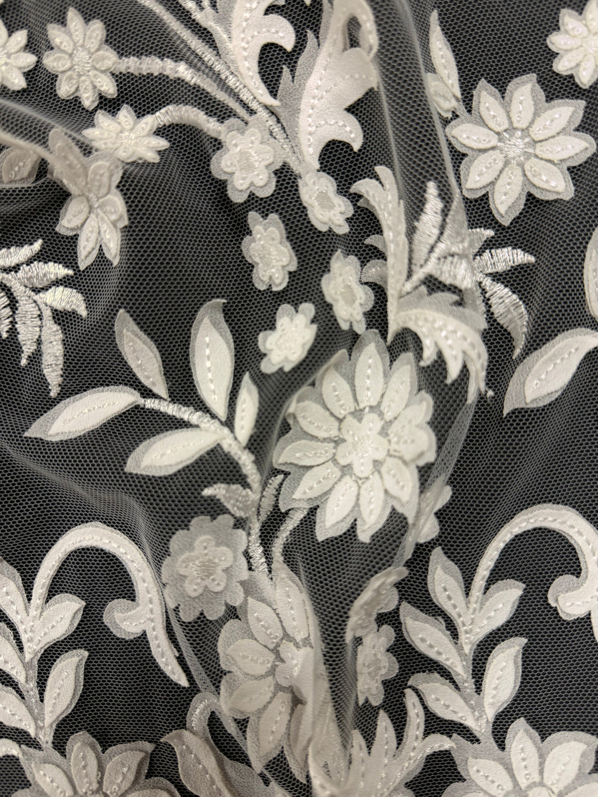 Ivory Embroidery Lace - EB5036