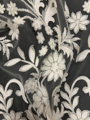 Ivory Embroidery Lace - EB5036