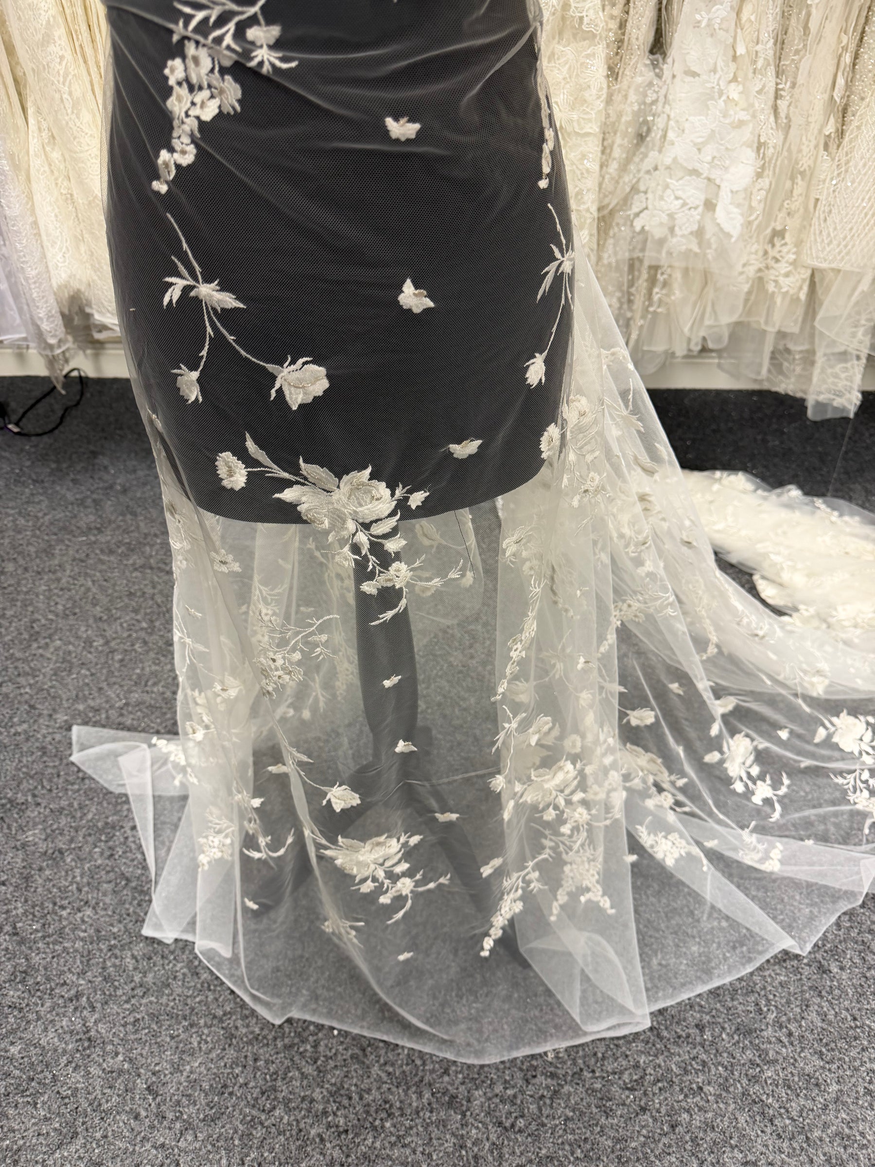 Ivory Embroidered Lace - EB5006