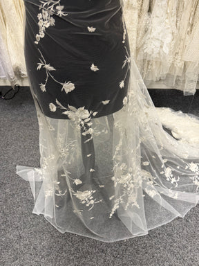 Ivory Embroidered Lace - EB5006