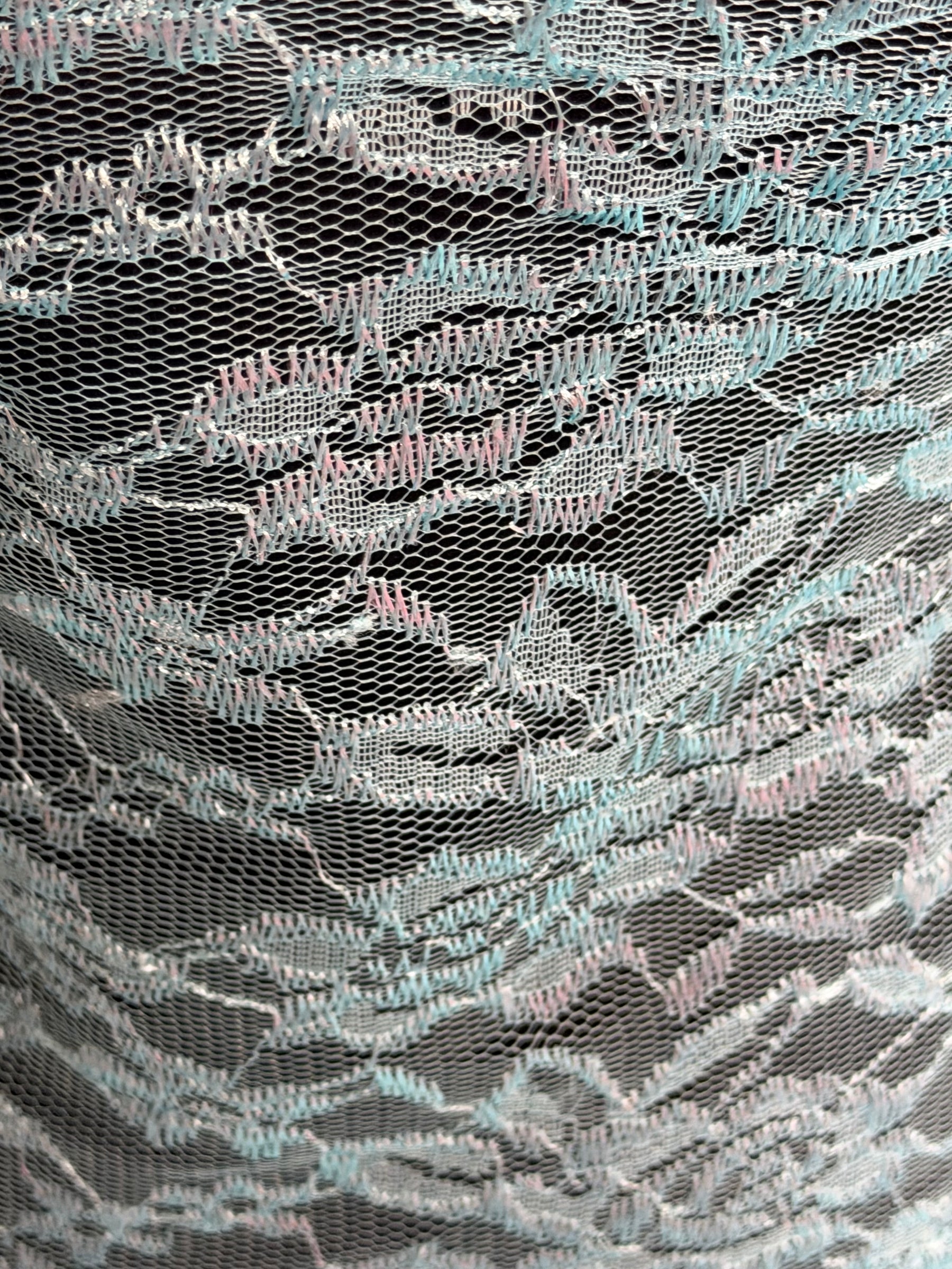Aqua Raschel Lace - P618