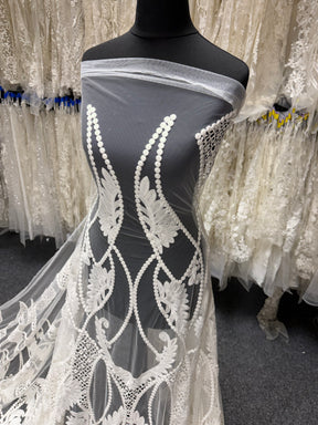 Ivory Embroidery Lace - EB5035