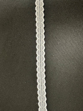 White Lace Trim - Chestnut