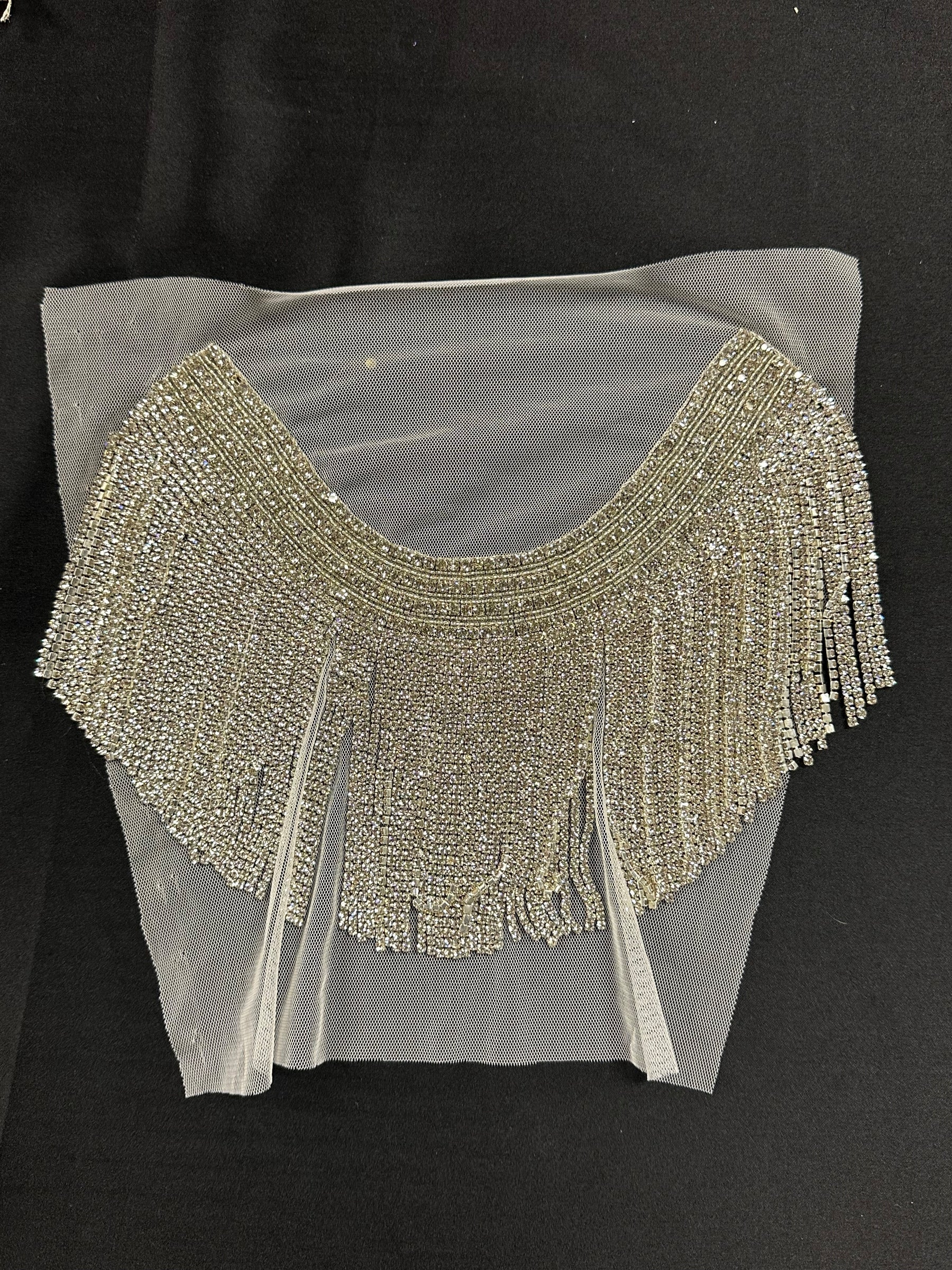 Crystalised Neckline piece - AP 6218 (CF)