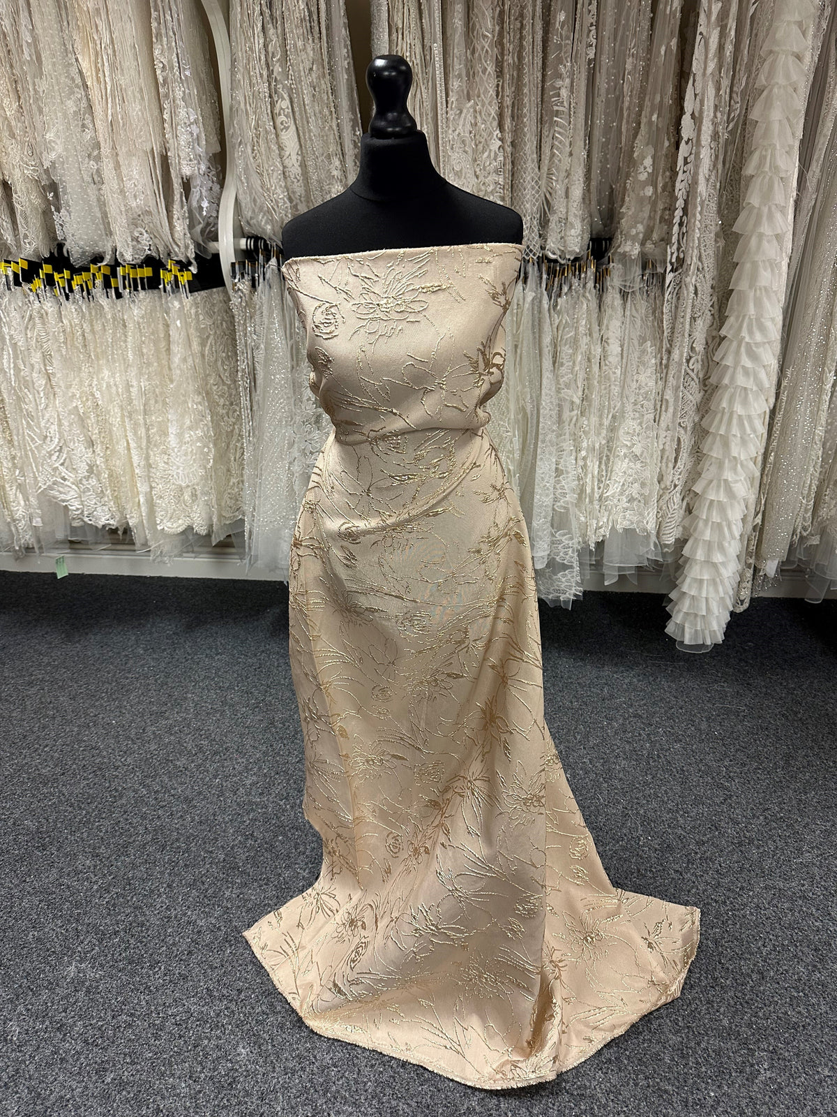 Champagne Jacquard Brocade - Calamity