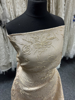 Champagne Jacquard Brocade - Calamity