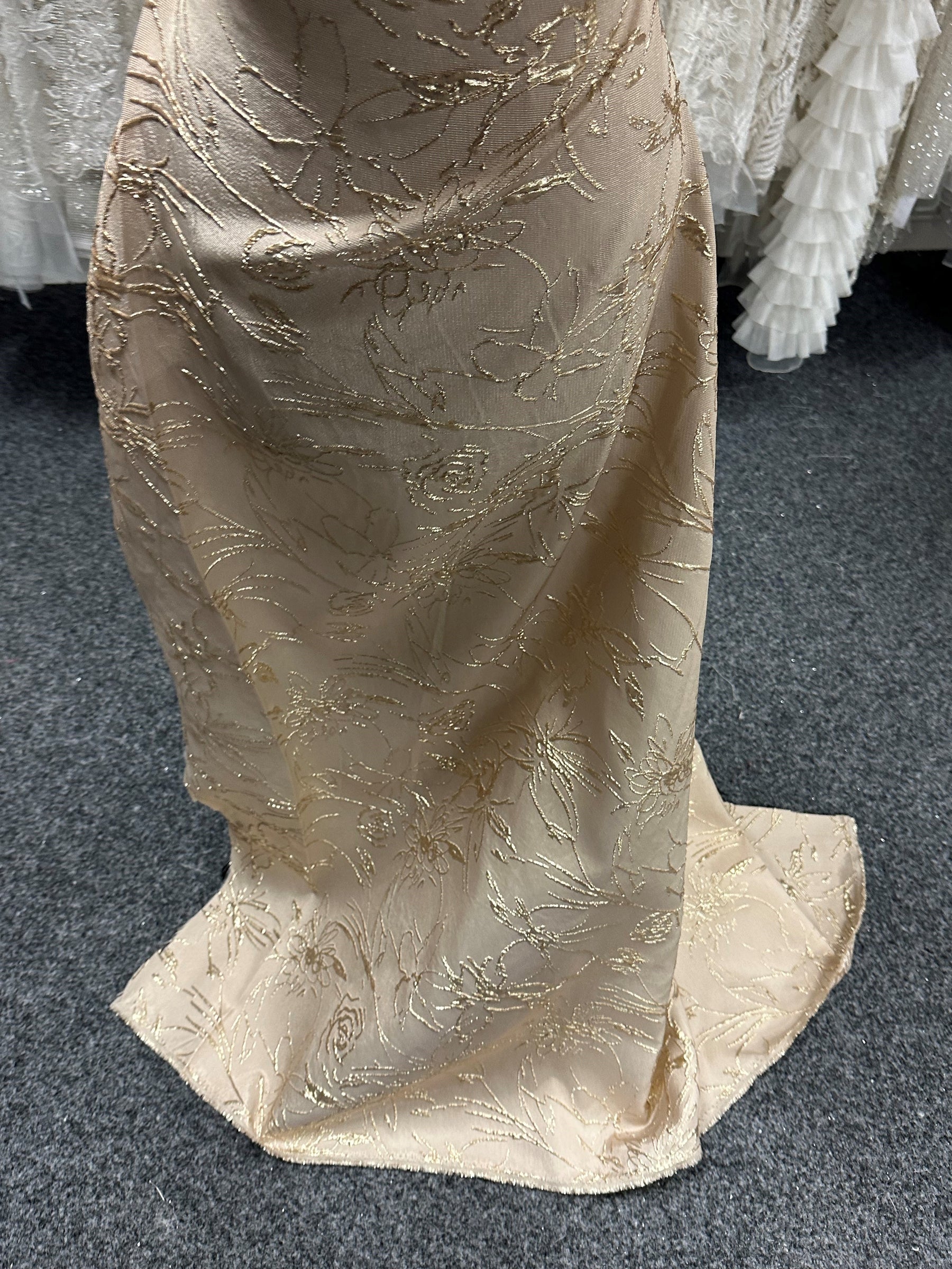 Champagne Jacquard Brocade - Calamity