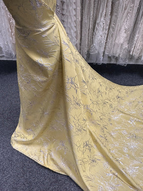 Lemon Jacquard Brocade - Calamity