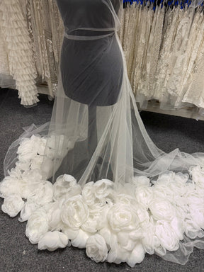 Ivory 3D Flower Lace - Cannon