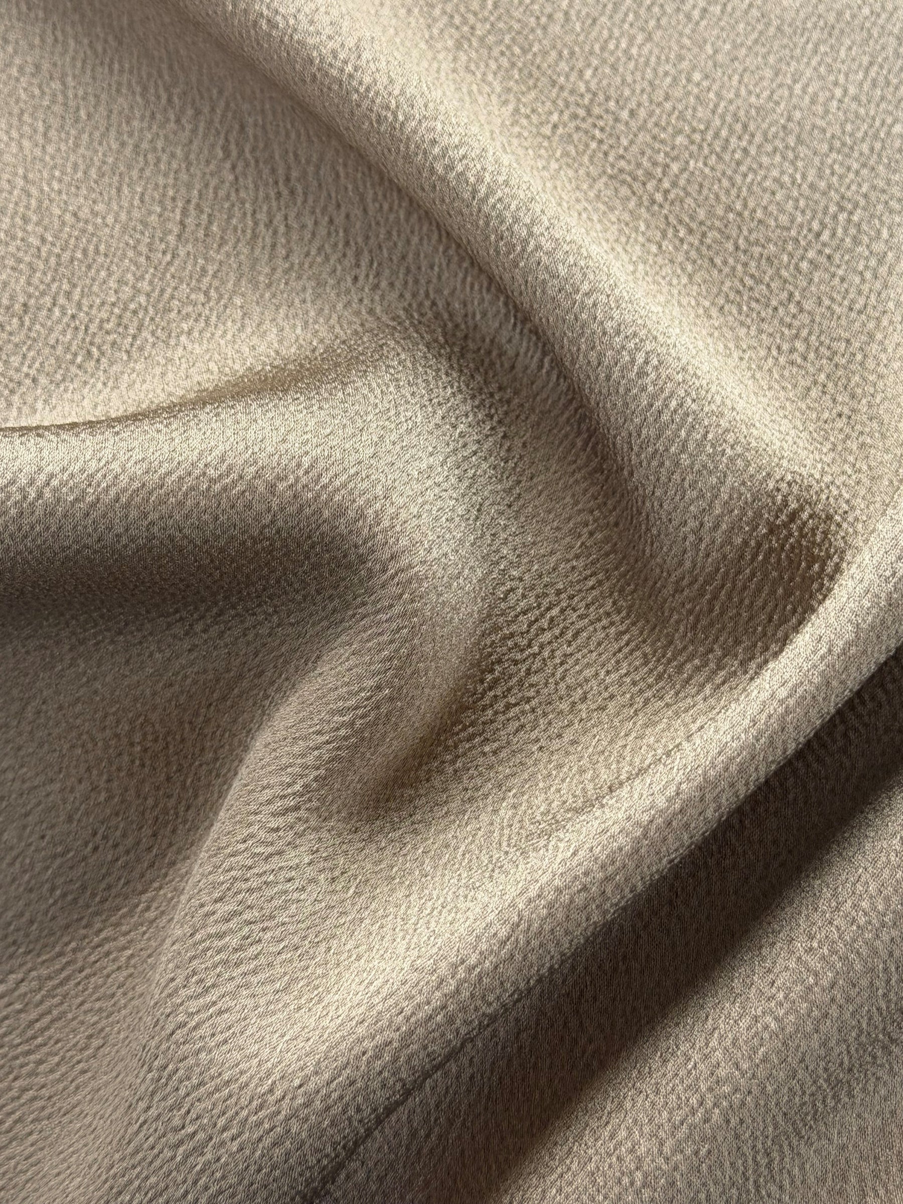 Caramel Polyester Crepe - Temple