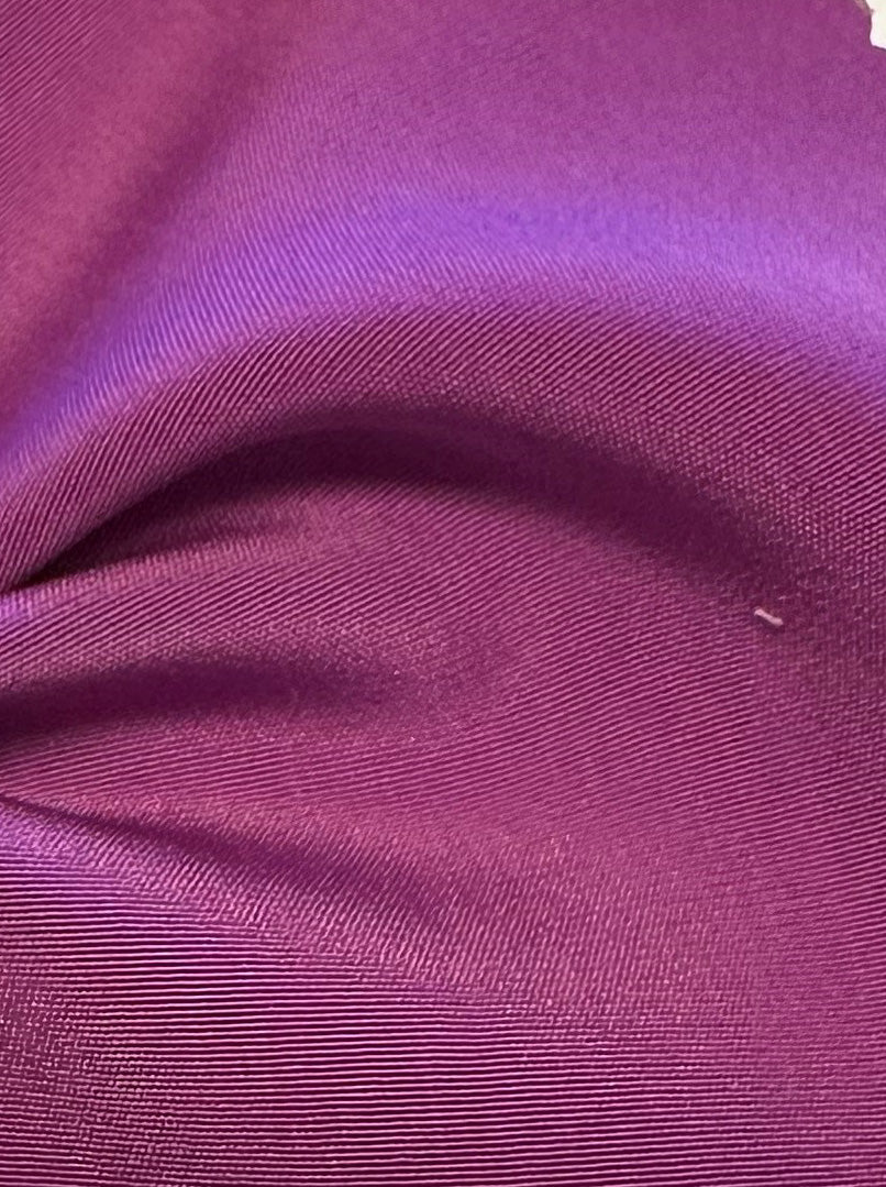 Lightweight Cardinal Purple Polyester Satin -  Jamaica