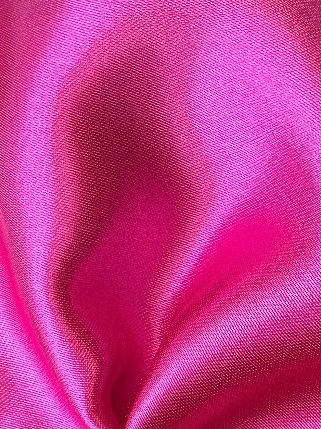 Cerise Polyester Satin - Family