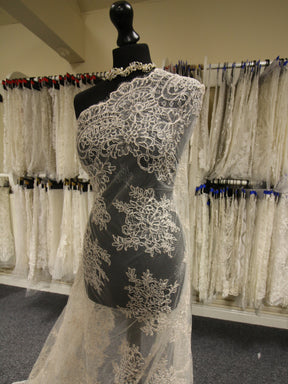 Champagne Corded Lace - Millicent