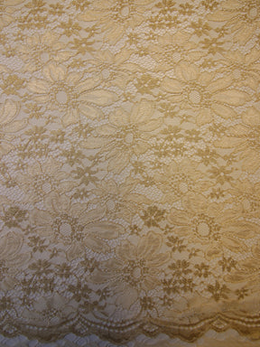 Champagne Raschel Lace - Moseley