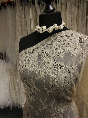 Champagne Raschel Lace - Vernita