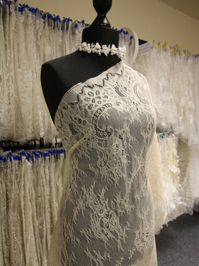 Champagne Raschel Lace - Vernita