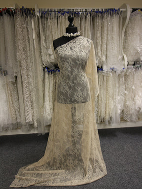 Champagne Raschel Lace - Vernita