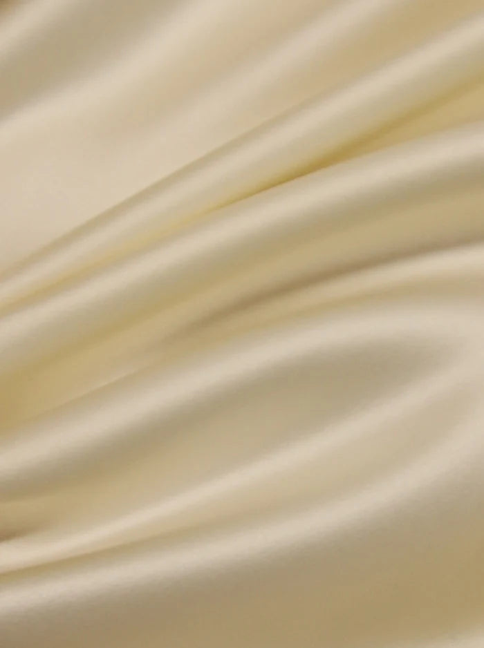 Champagne Double Face Duchess Satin Fabric main image 1