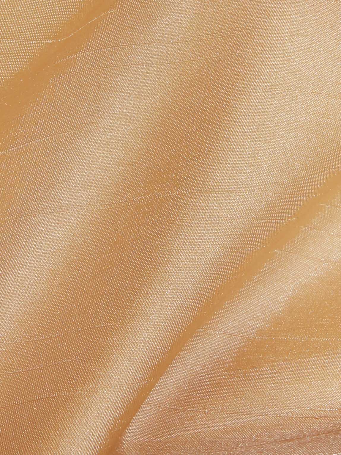 Champagne Polyester Satin Backed Dupion - Clarity