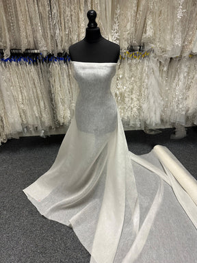 Ivory Silk/Linen Fabric - Channing