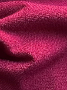 Claret Polyester Stretch Jersey - Ritual