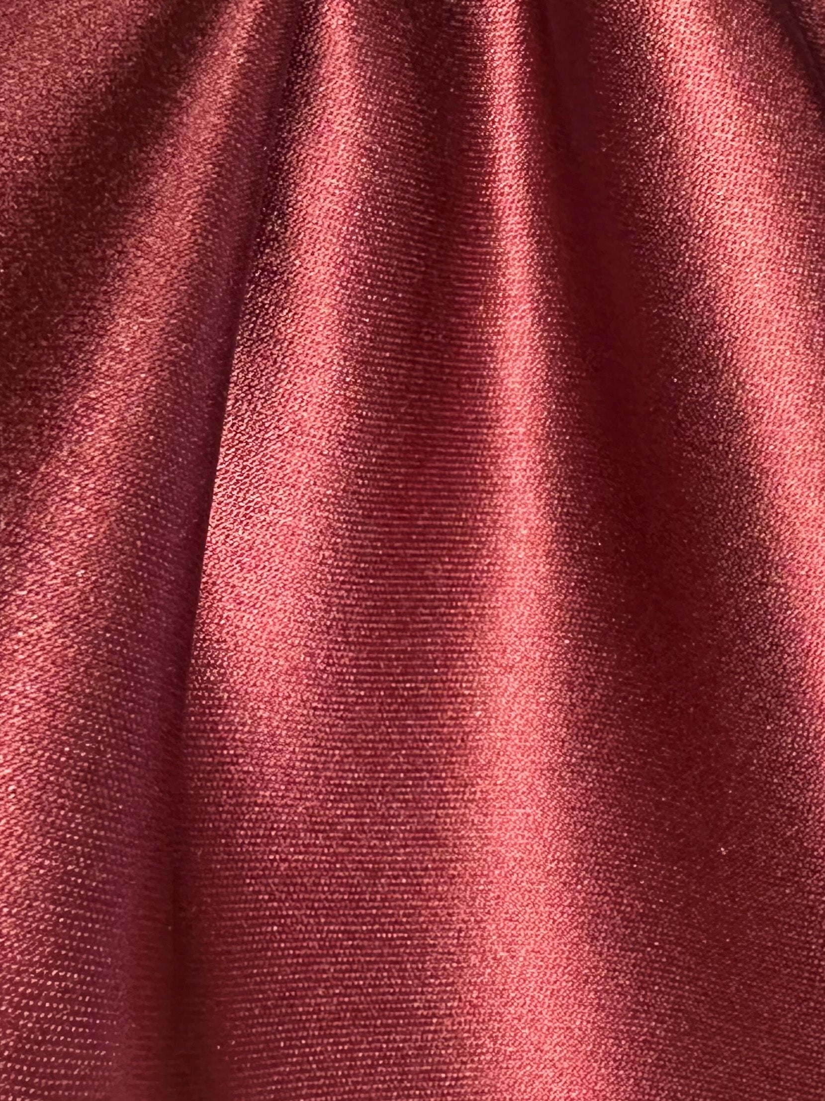 Claret Polyester Satin - Canada