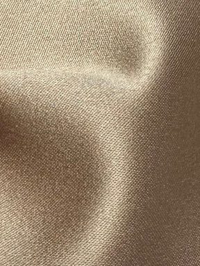 Coffee Polyester Satin - Canada