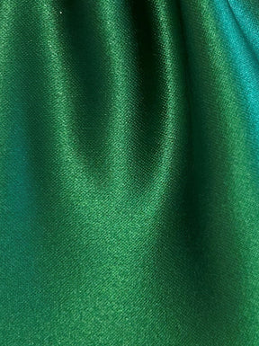 Emerald Polyester Duchess Satin - Scenery