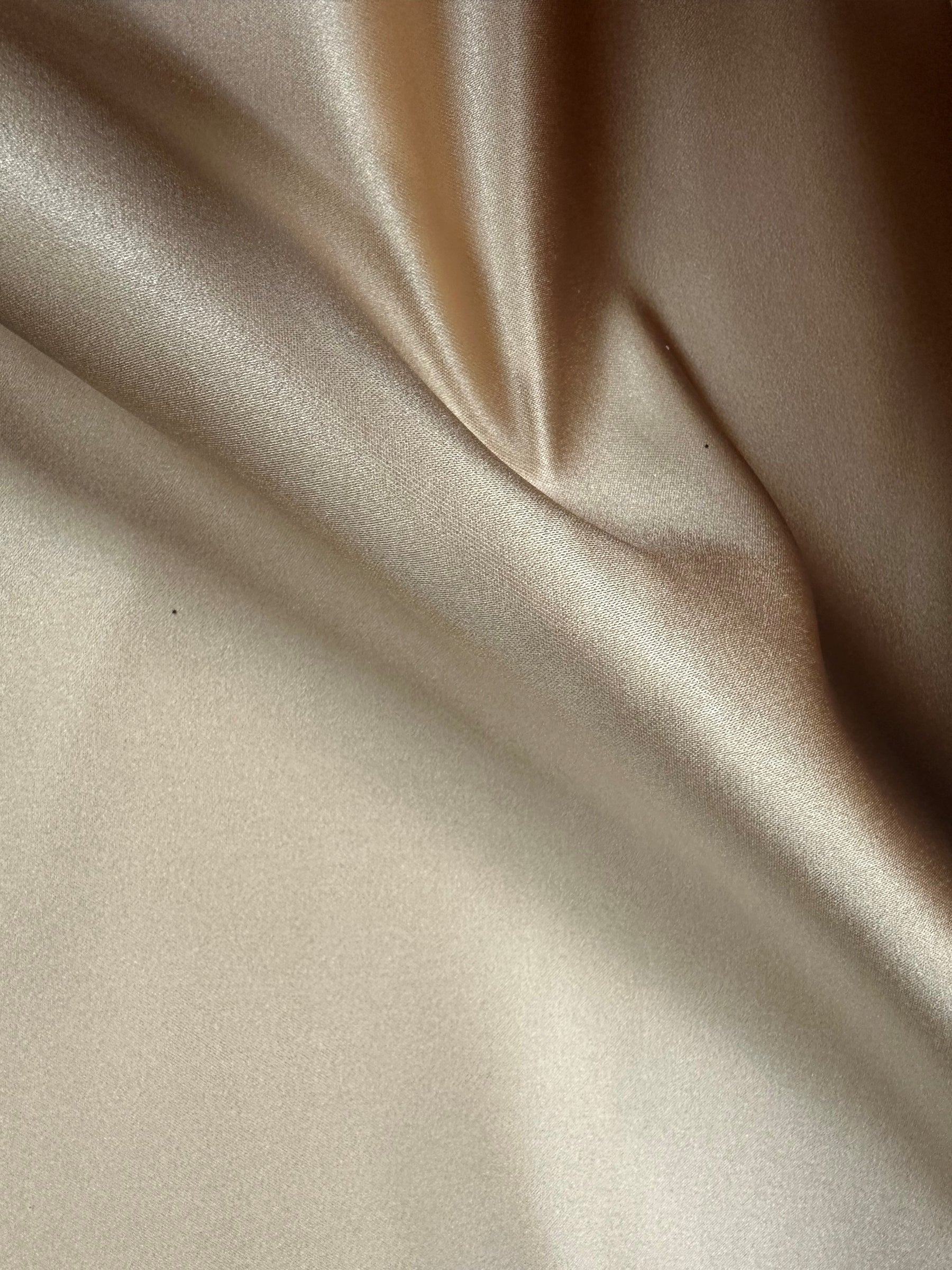 Gold Polyester Satin - Contessa