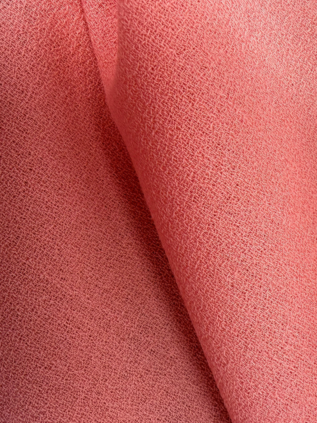 Coral Italian Wool Crepe - P640