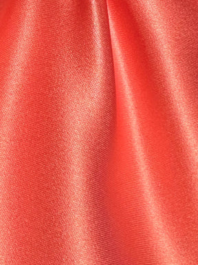 Coral Polyester Satin - Canada
