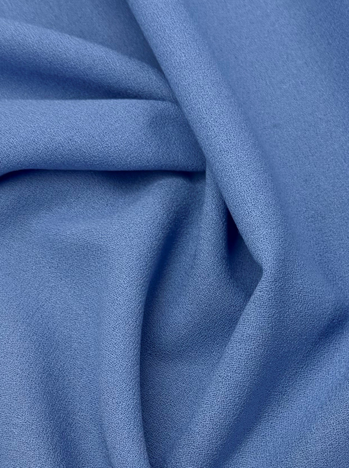 Cornflower Italian Wool Crepe - P640