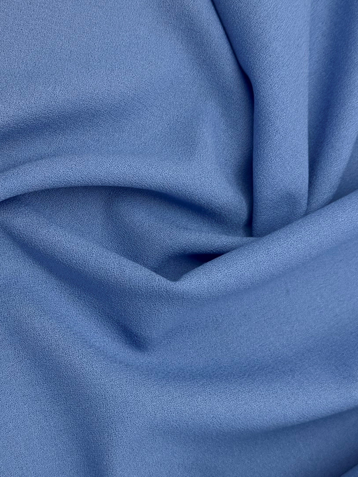 Cornflower Italian Wool Crepe - P640