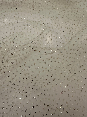 Ivory Glitter Tulle - Spectacular