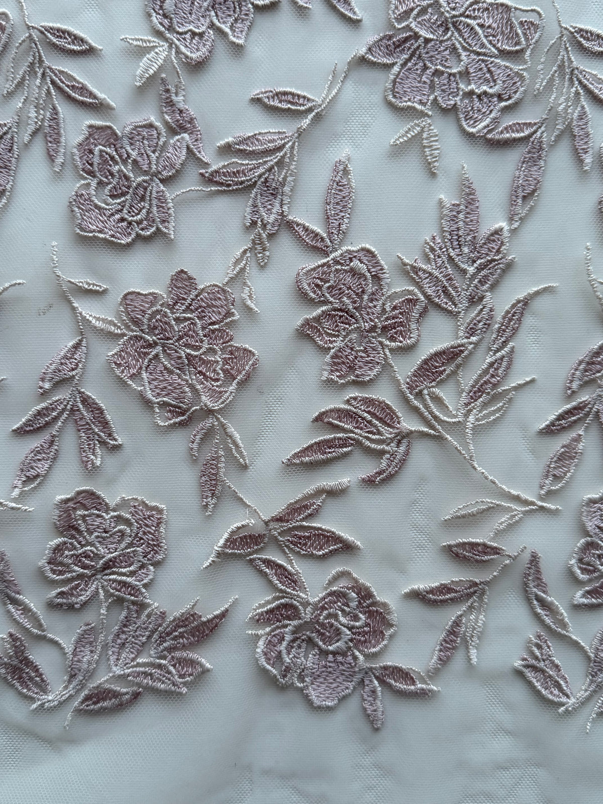 Pink Embroidery Lace - EB5048