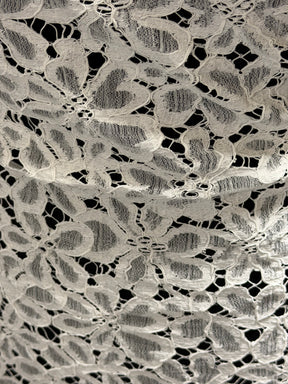 Ivory Corded French Lace - LA4006