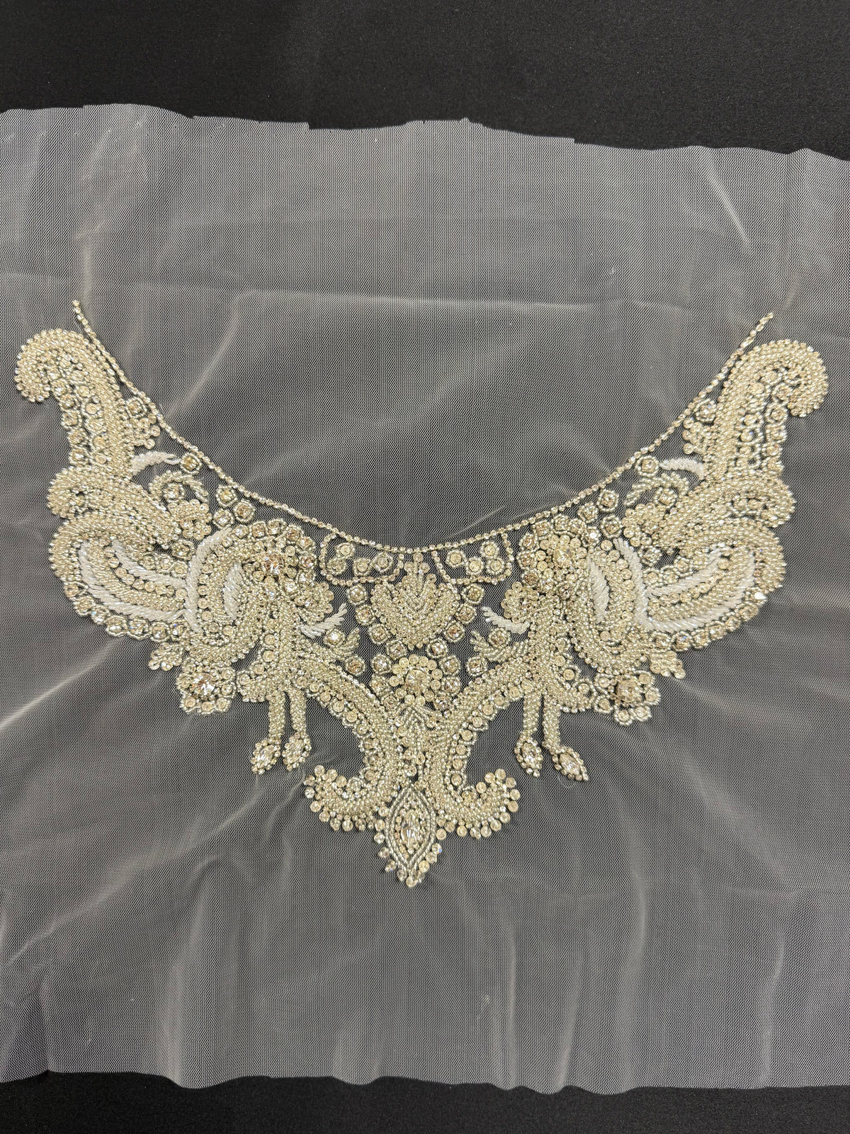 Beaded Embroidery Applique - T863