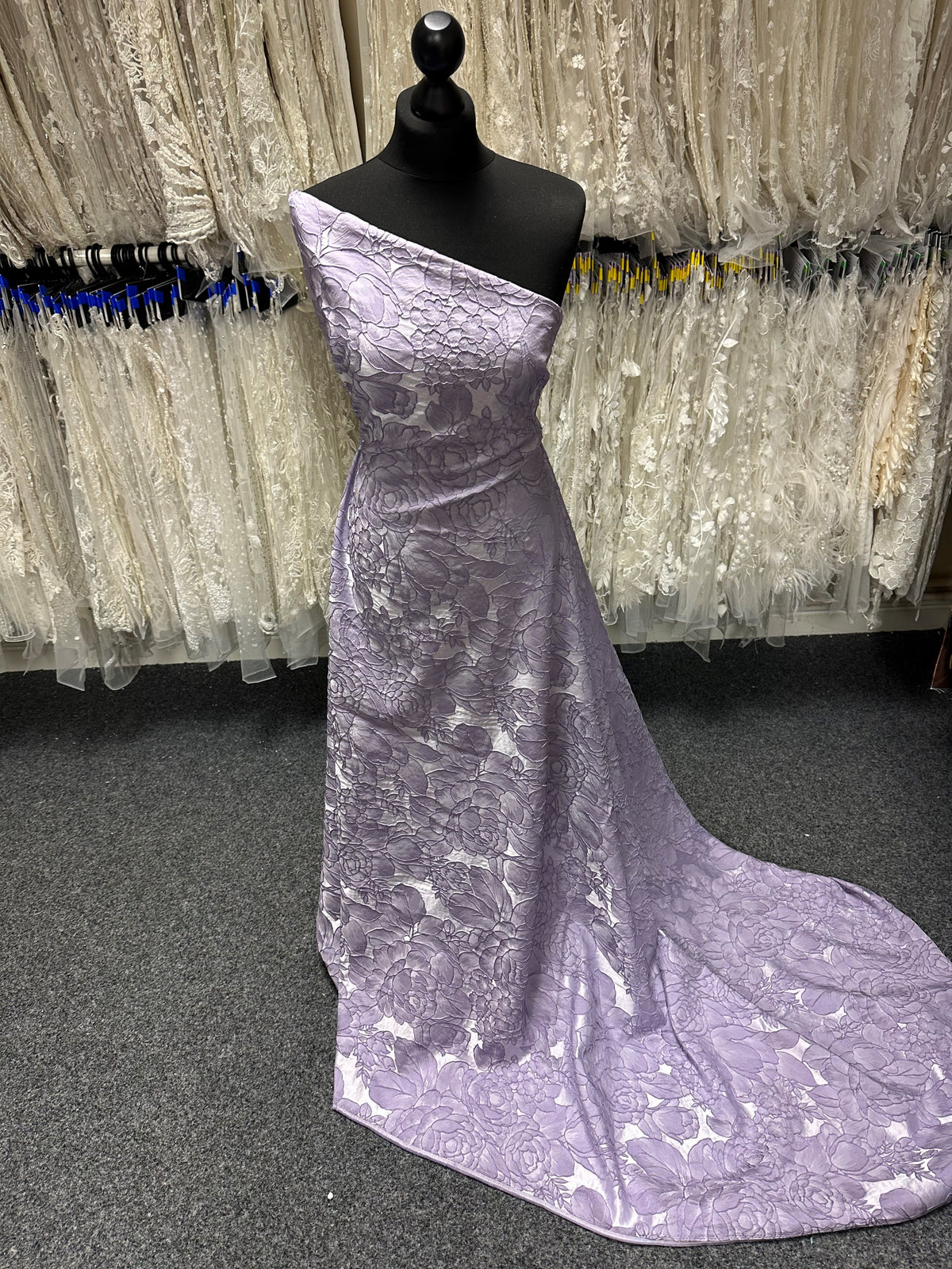 Lavender Textured Jacquard - Debate