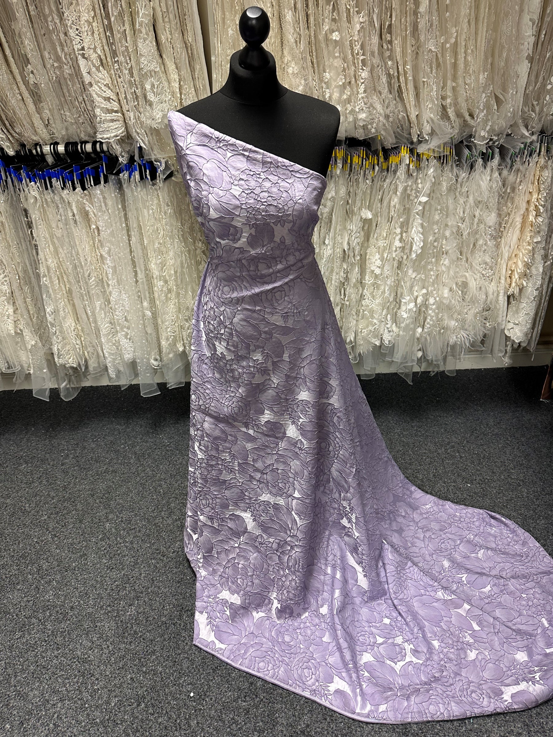 Lavender Textured Jacquard - Debate