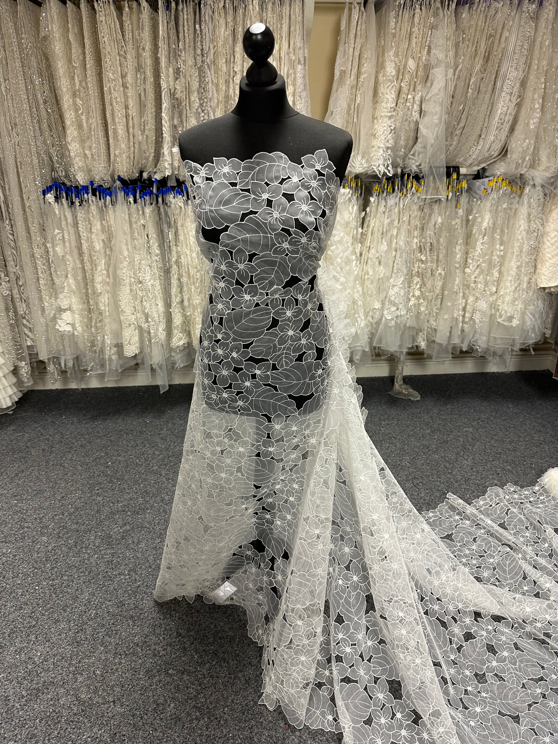 Ivory Organza Lace - Ability