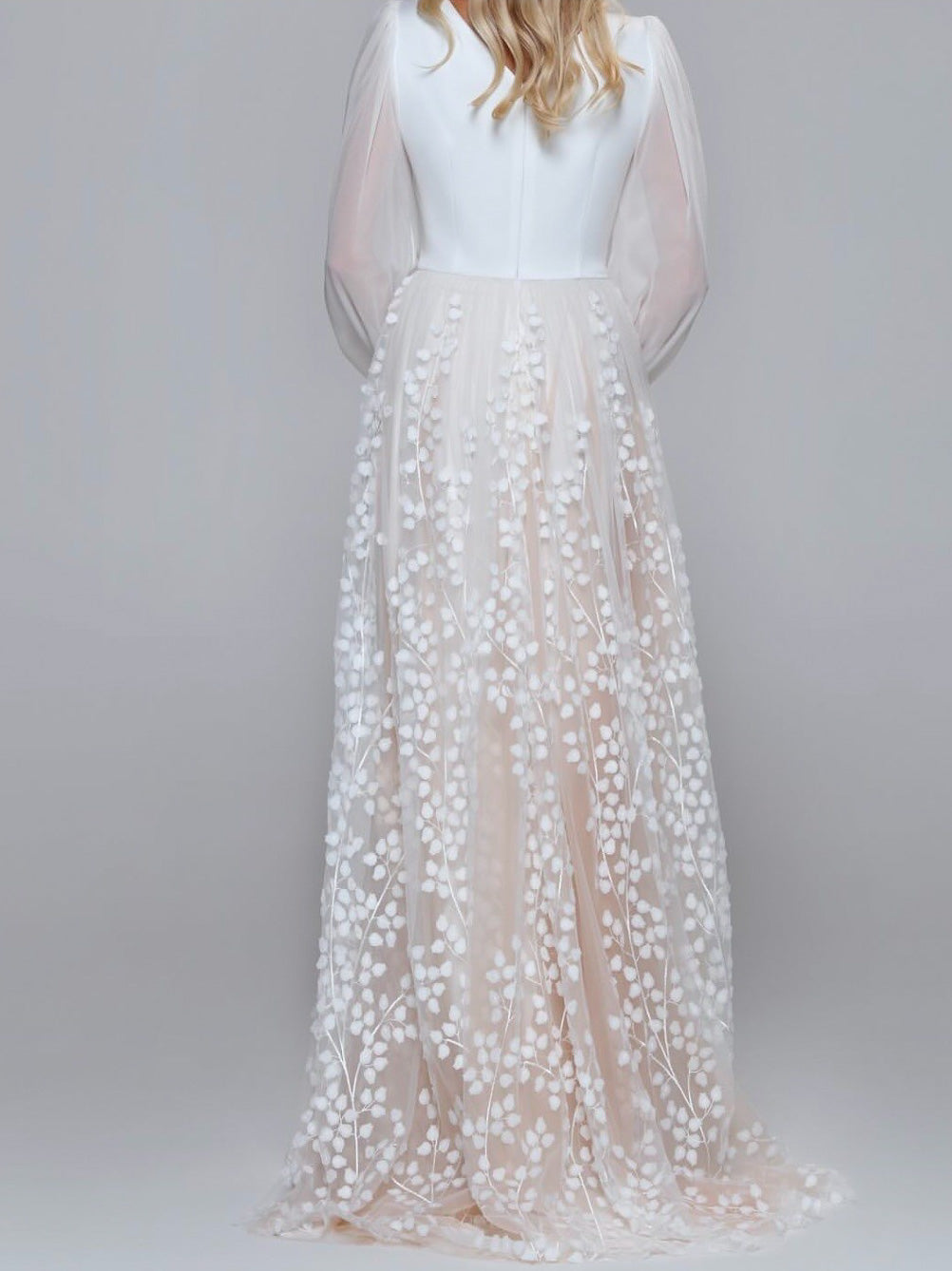 Ivory 3D Embroidery Lace - Dale Ivory 3D Embroidery Lace - Dale