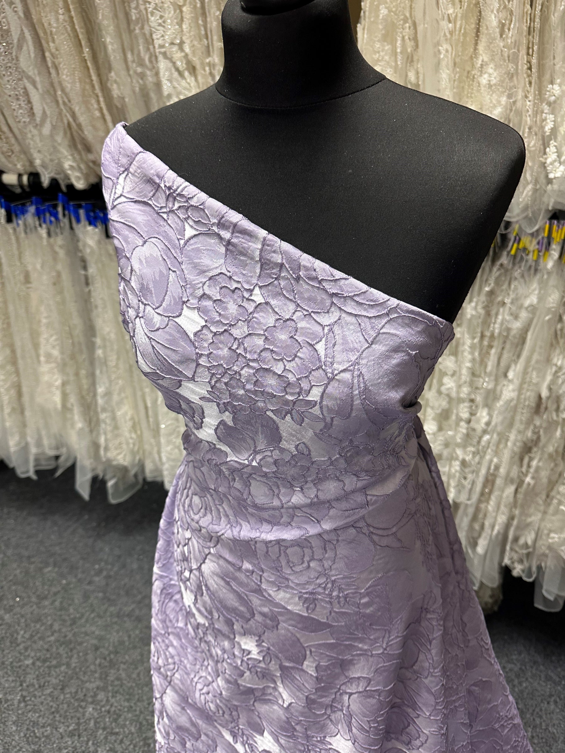Lavender Textured Jacquard - Debate