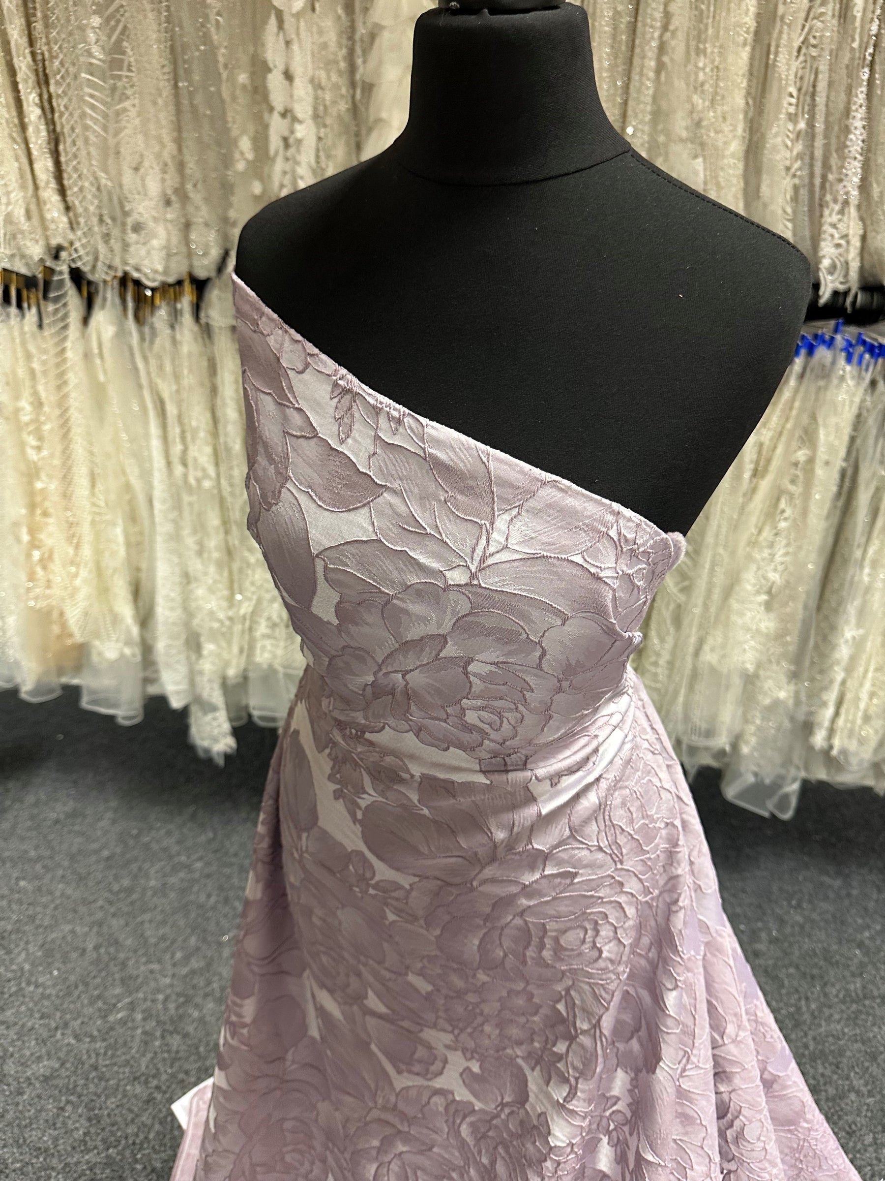 Mauve Textured Jacquard - Debate