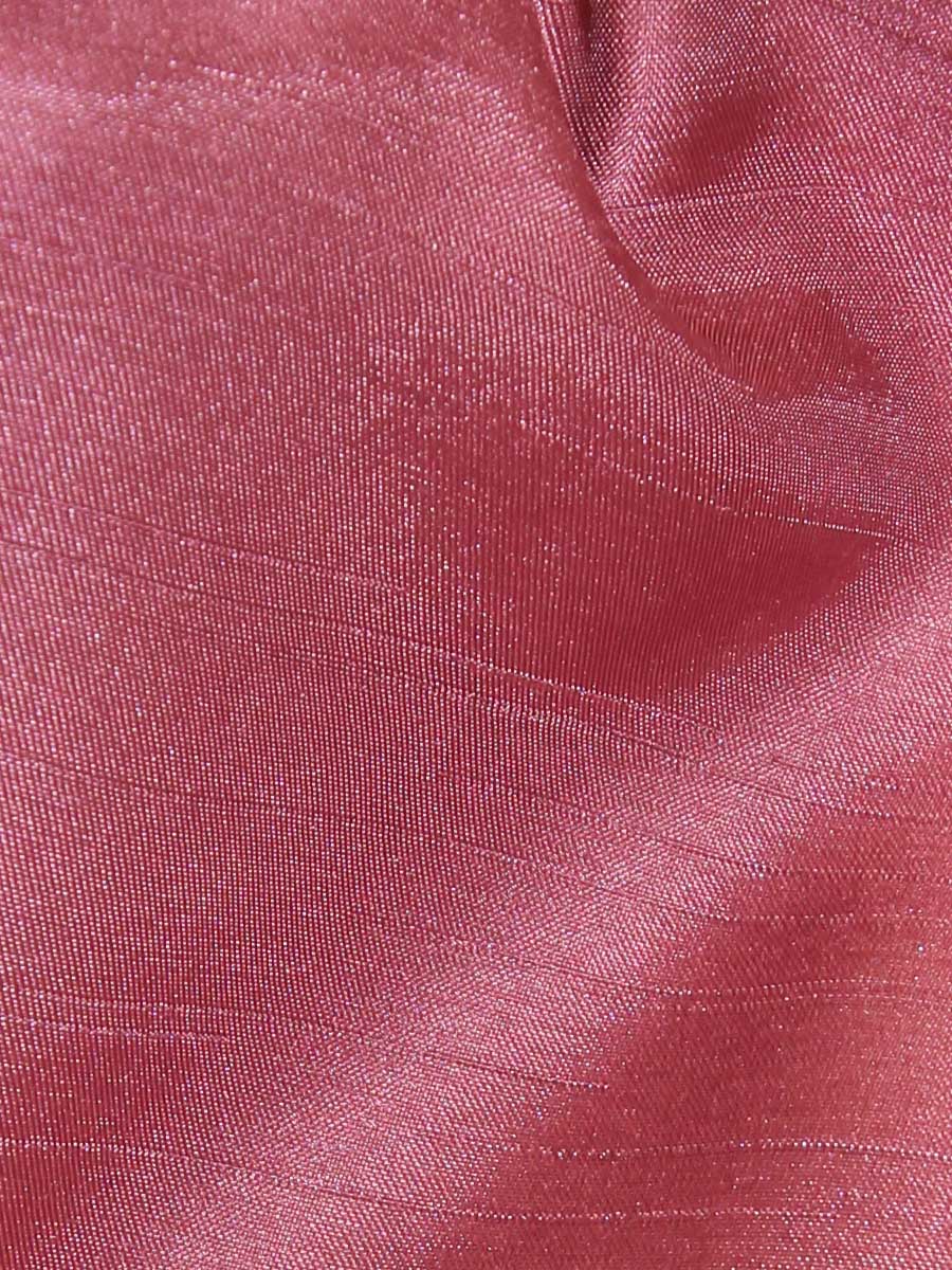 Dusky Pink Polyester Satin Backed Dupion - Clarity