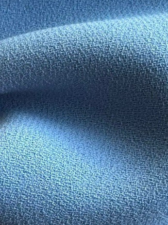 Dusty Blue Polyester Crepe - Portugal