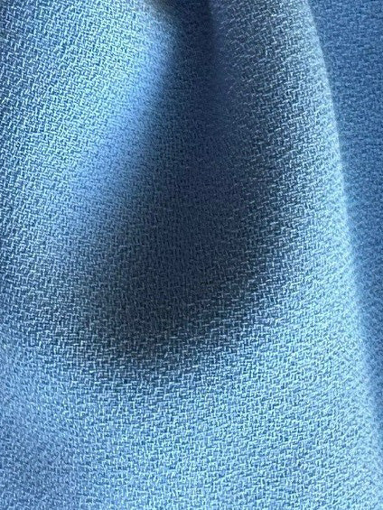 Dusty Blue Polyester Crepe - Portugal