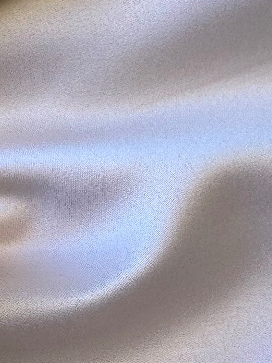 Dusty Grey Polyester Satin - Moldova