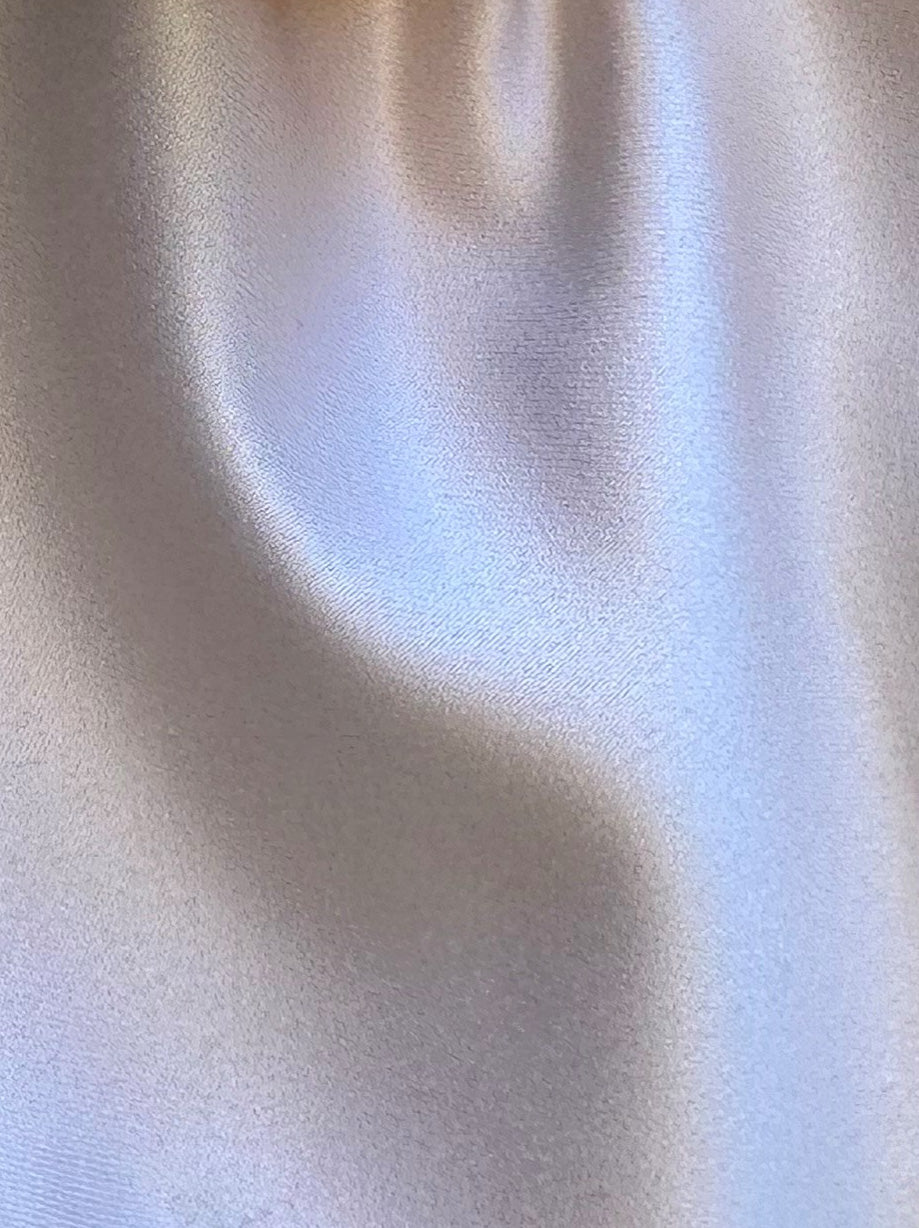 Dusty Grey Polyester Satin - Moldova