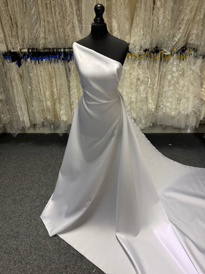 White Silk Blend Soft Mikado - P608